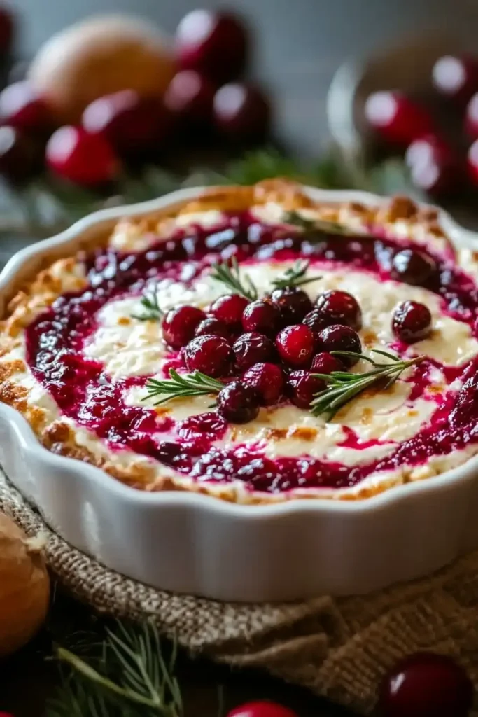 Cranberry Cream Cheese Dip Recipe  Easy Festive Appetizer