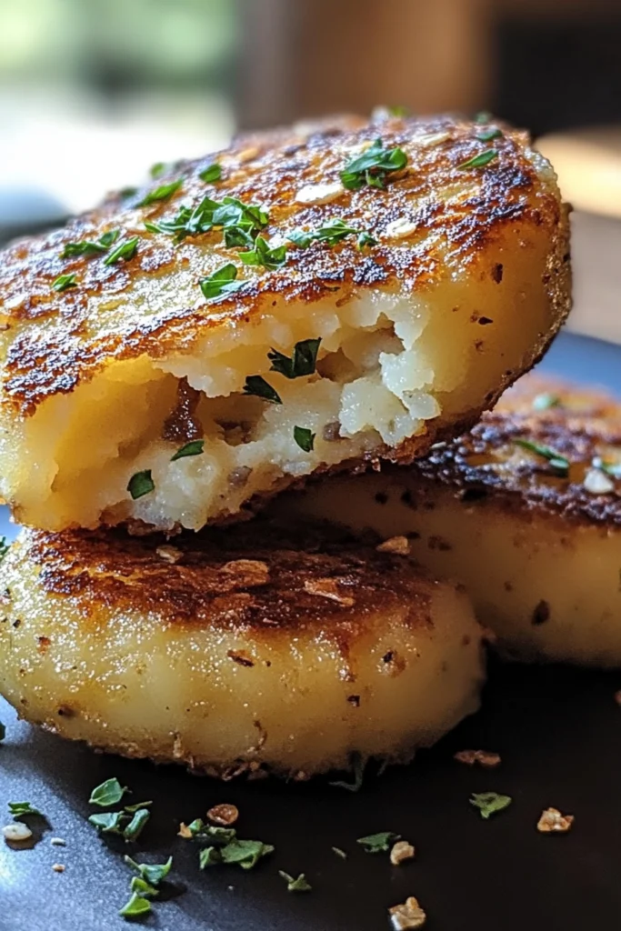 Stuffed Potato Cakes A Crispy, Cheesy Delight