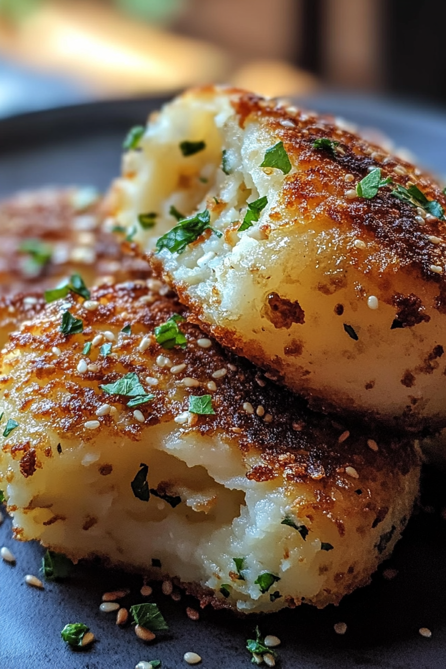 Stuffed Potato Cakes A Crispy, Cheesy Delight