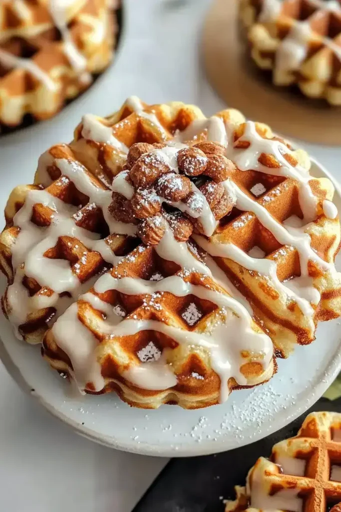 Canned Cinnamon Roll Waffles Recipe Quick & Easy Delight