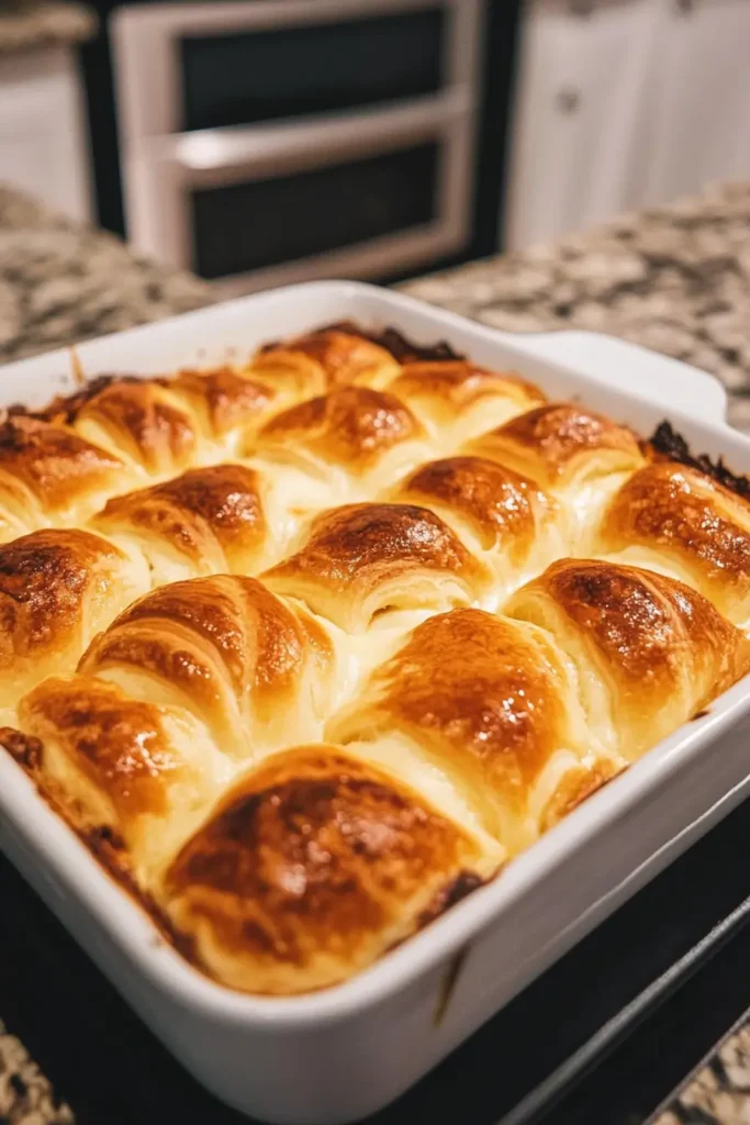 Cheesecake Crescent Rolls Casserole