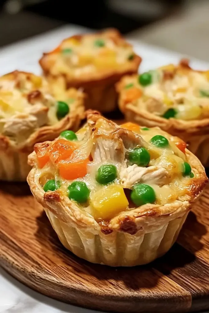 Chicken Pot Pie Muffins Easy, Savory & Perfect for Meal Prep 