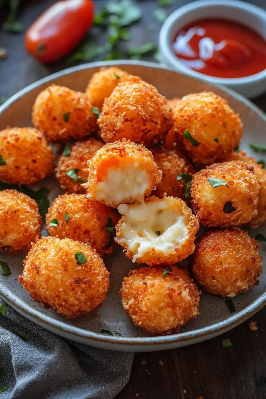 Crispy Homemade Fried Cheese Bites Recipe