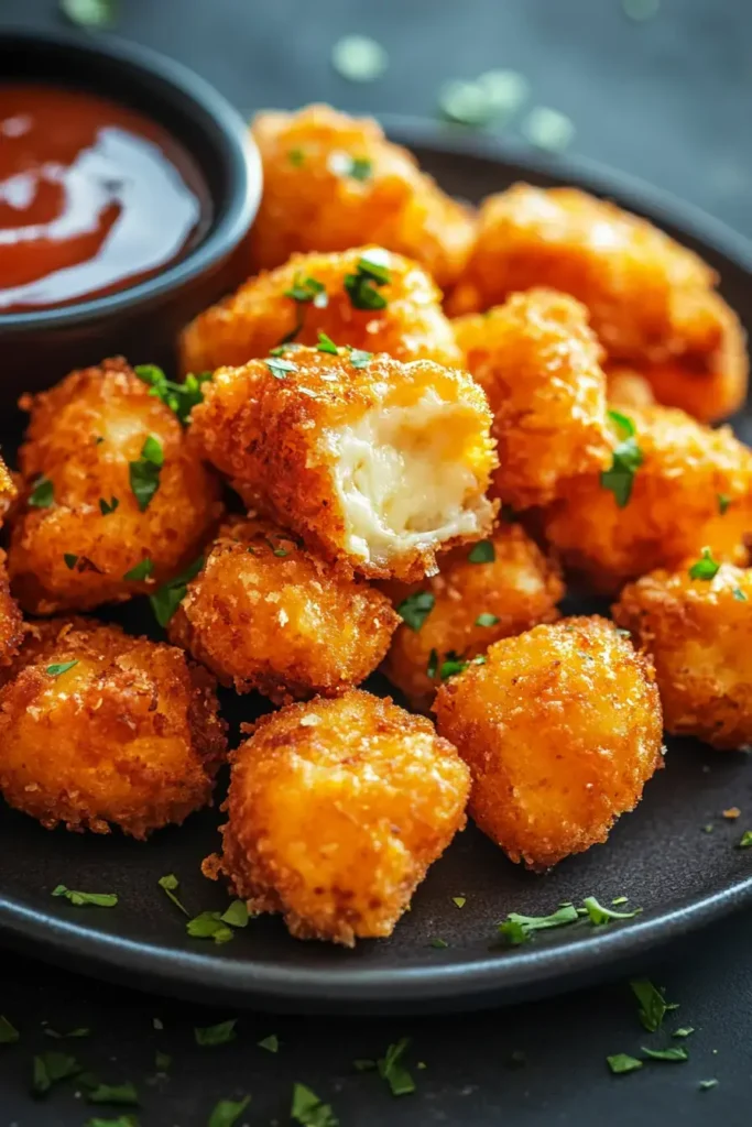 Crispy Homemade Fried Cheese Bites Recipe