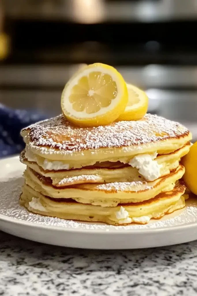 Fluffy Lemon Ricotta Pancakes Recipe