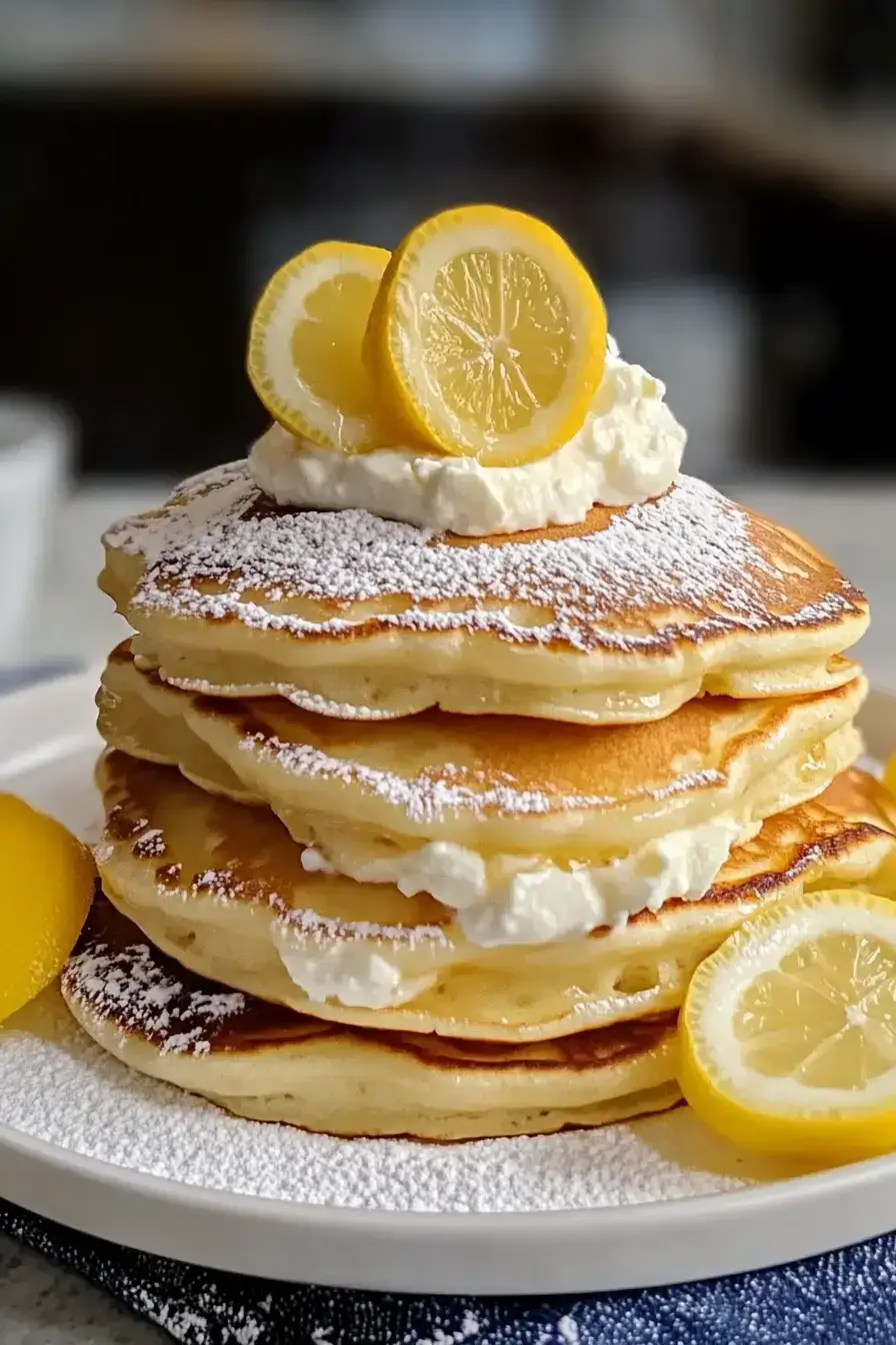 Fluffy Lemon Ricotta Pancakes Recipe