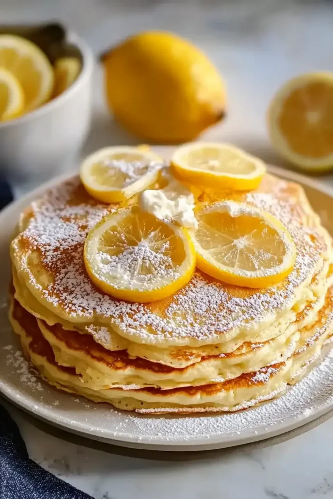 Fluffy Lemon Ricotta Pancakes Recipe