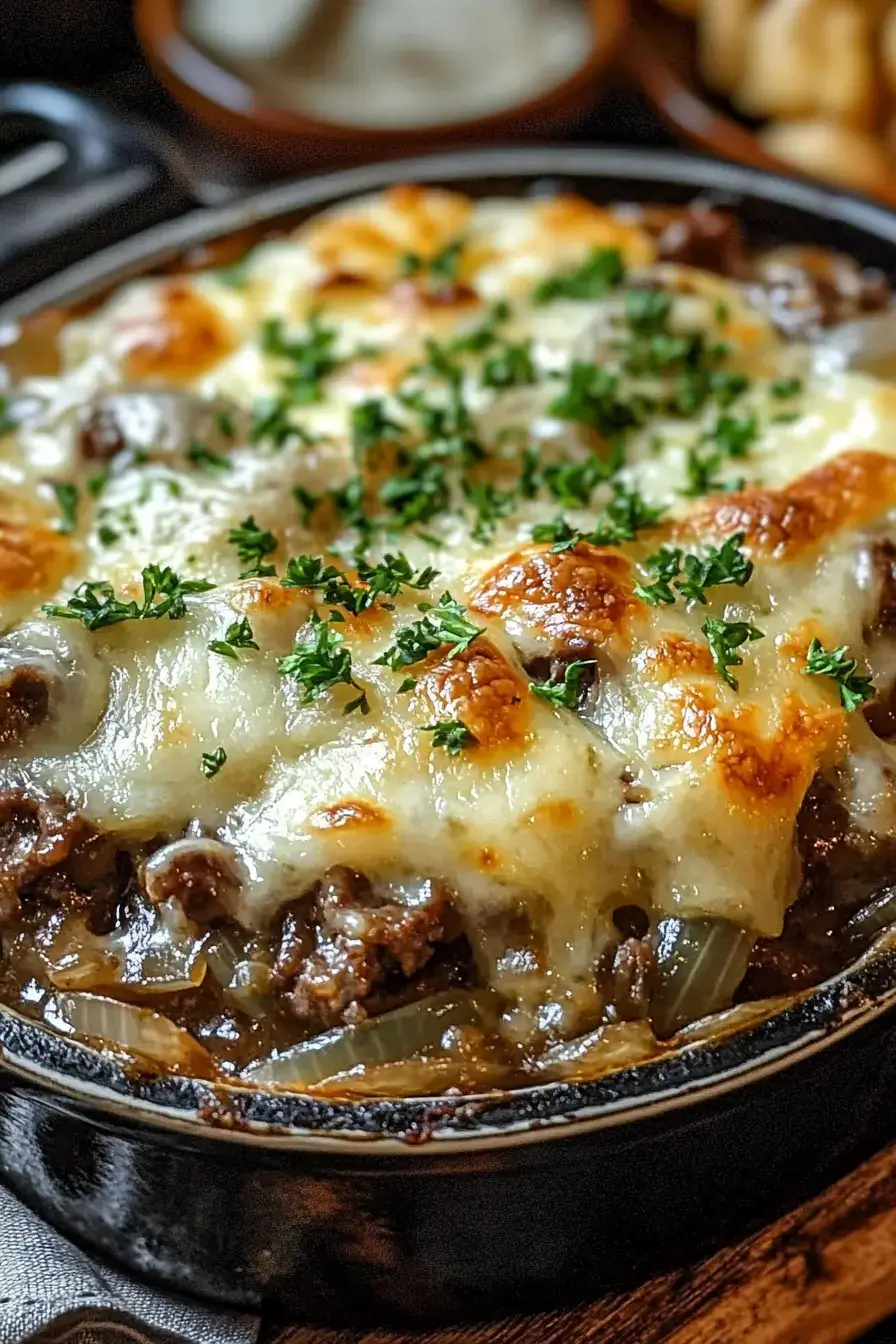 French Onion Beef Casserole A Cheesy Comfort Food Favorite