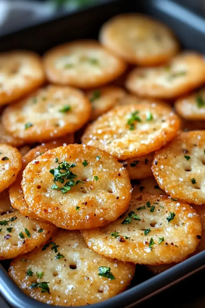 Garlic Ritz Crackers Recipe Easy, Buttery, and Full of Flavor