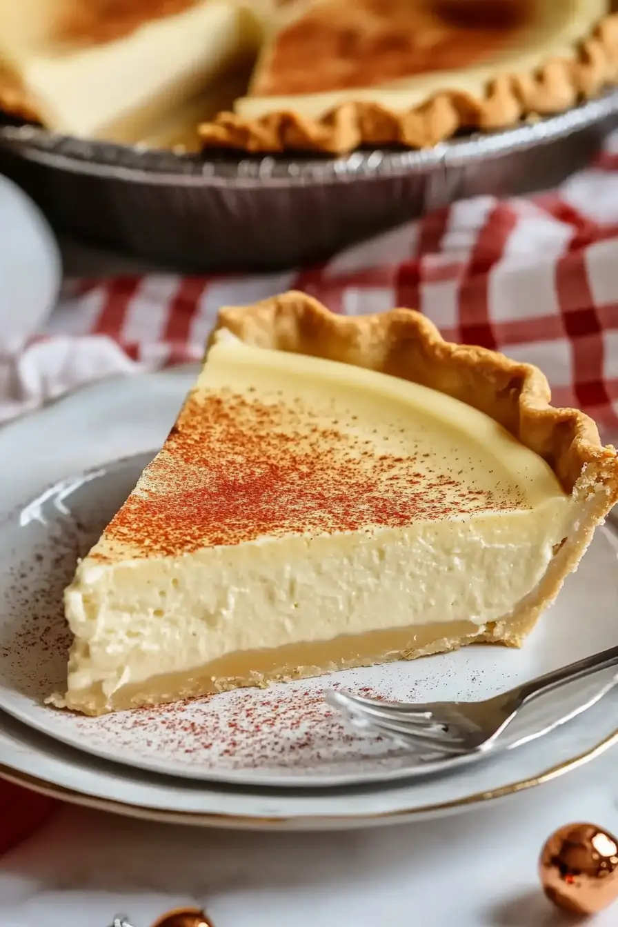 Holiday Eggnog Pie Recipe