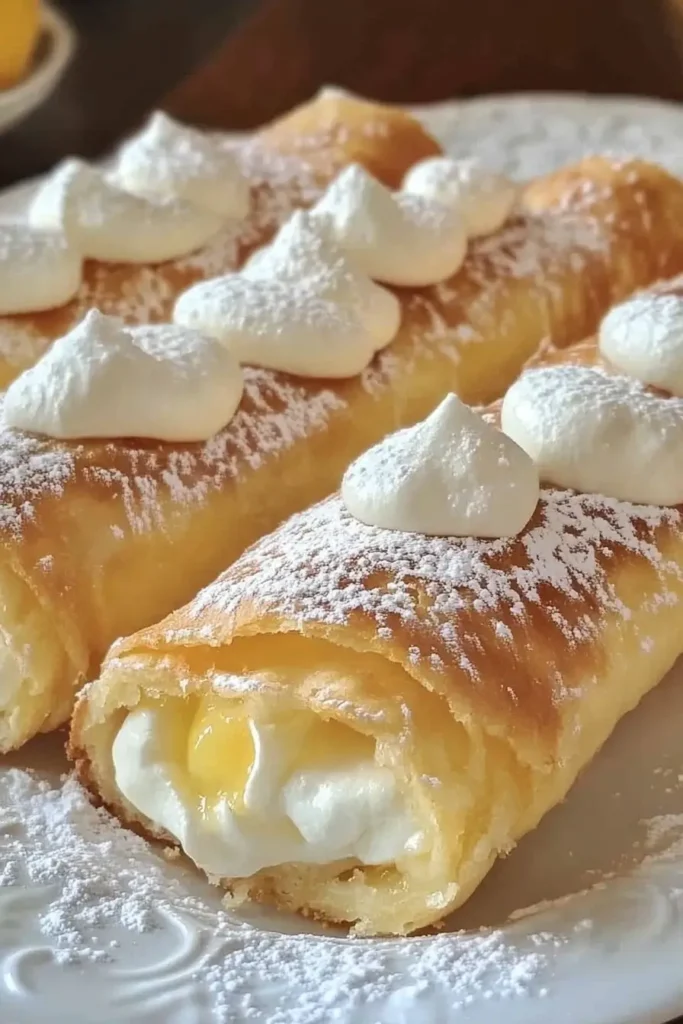 Lemon Meringue Cannolis A Tangy Dessert Fusion to Impress 