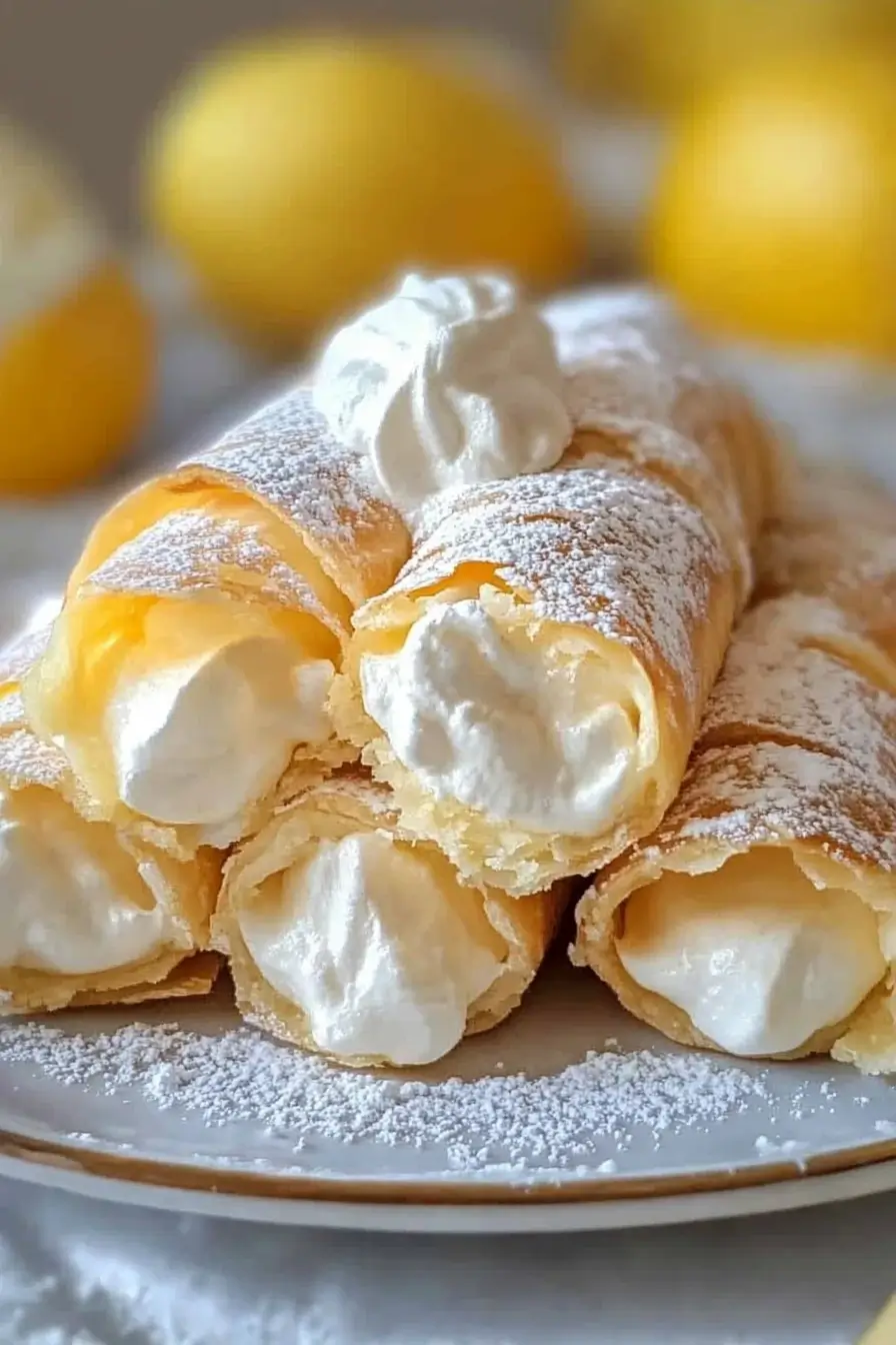 Lemon Meringue Cannolis A Tangy Dessert Fusion to Impress