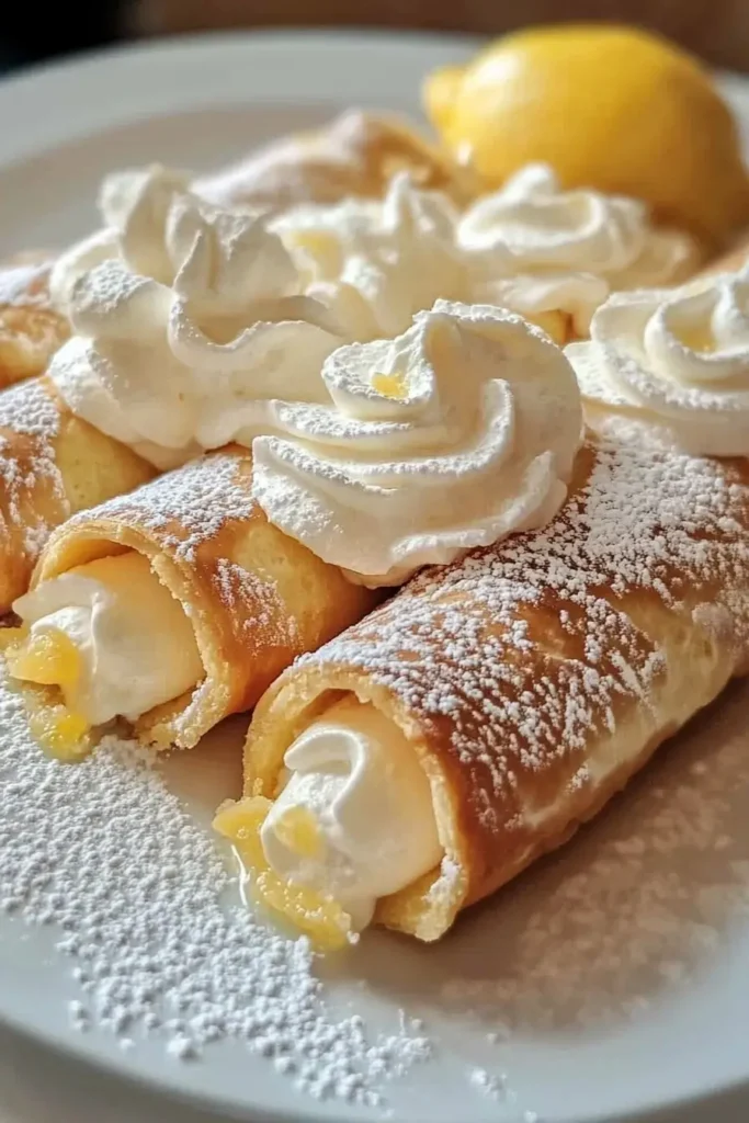 Lemon Meringue Cannolis A Tangy Dessert Fusion to Impress 