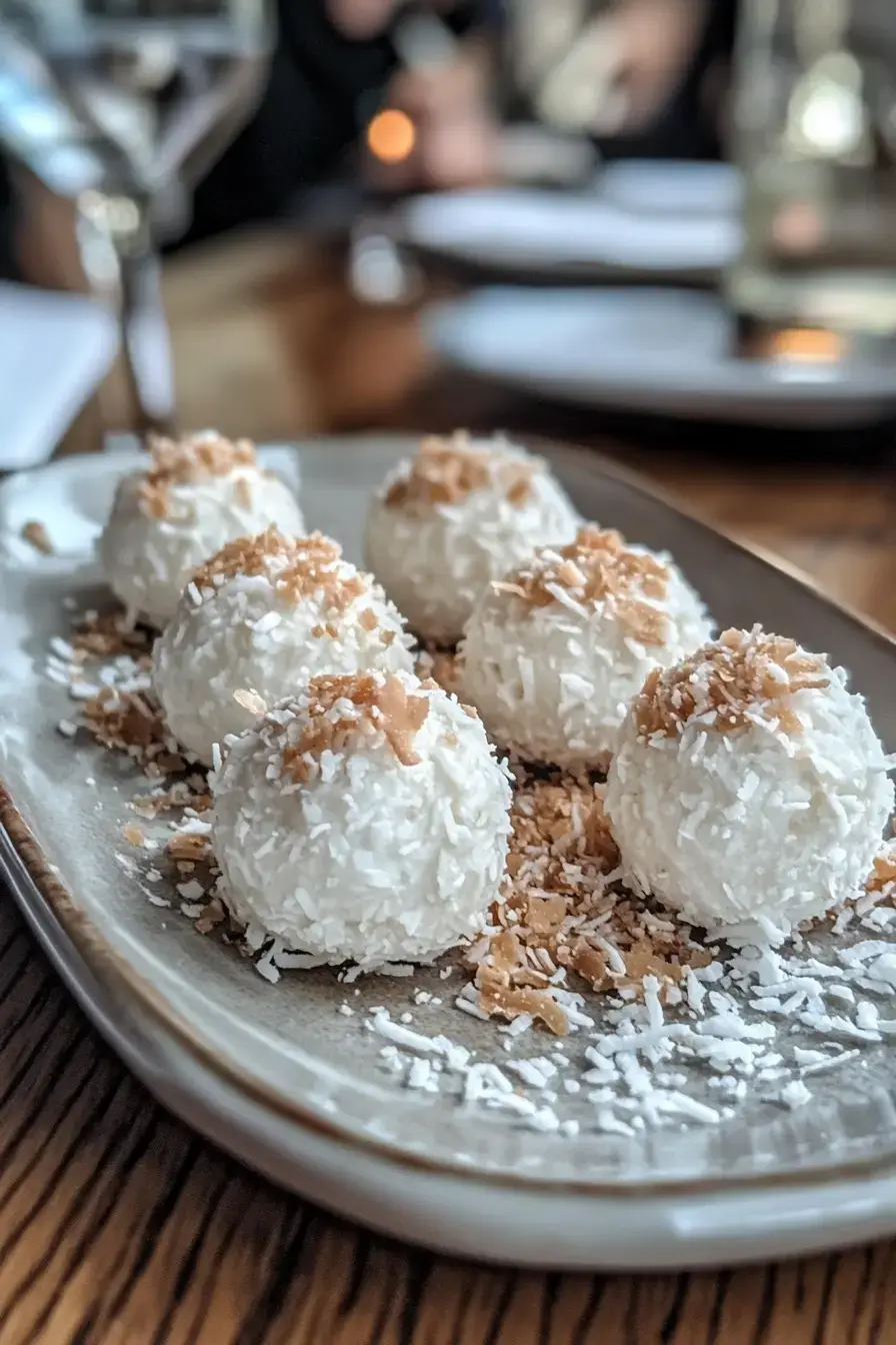 No-Bake Coconut Cream Balls