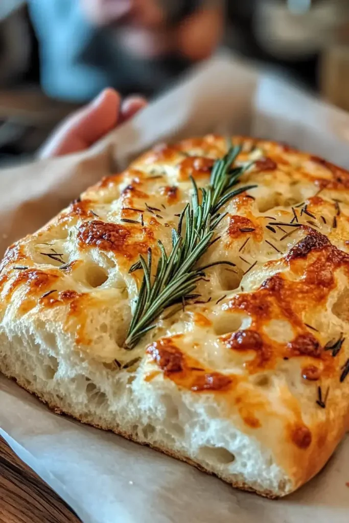 No-Knead Rosemary Garlic Bread Easy Artisan Recipe