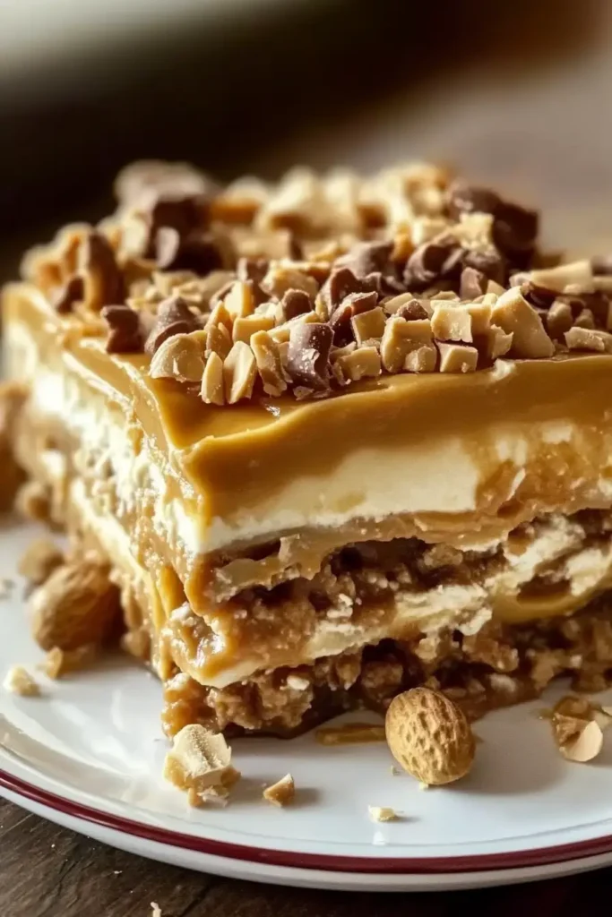 Peanut Butter Lasagna Recipe A No-Bake Delight