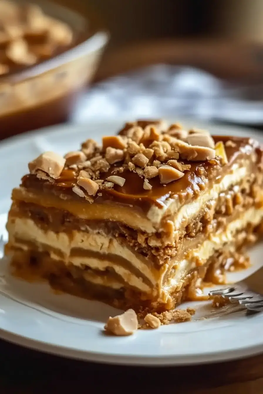 Peanut Butter Lasagna Recipe A No-Bake Delight