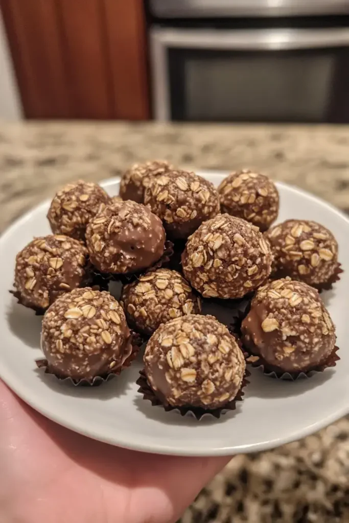 Peanut Butter Oatmeal Balls Recipe 