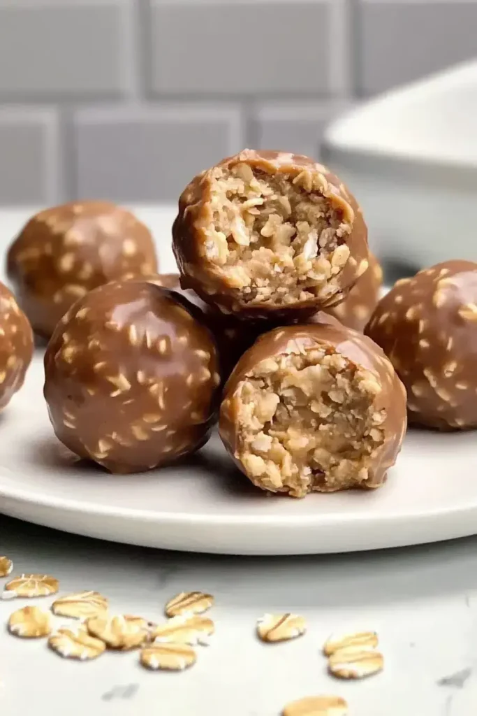 Peanut Butter Oatmeal Balls Recipe