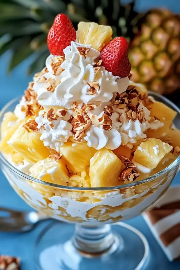 Pineapple Fluff Salad Recipe Easy, Creamy, and Irresistibly Sweet