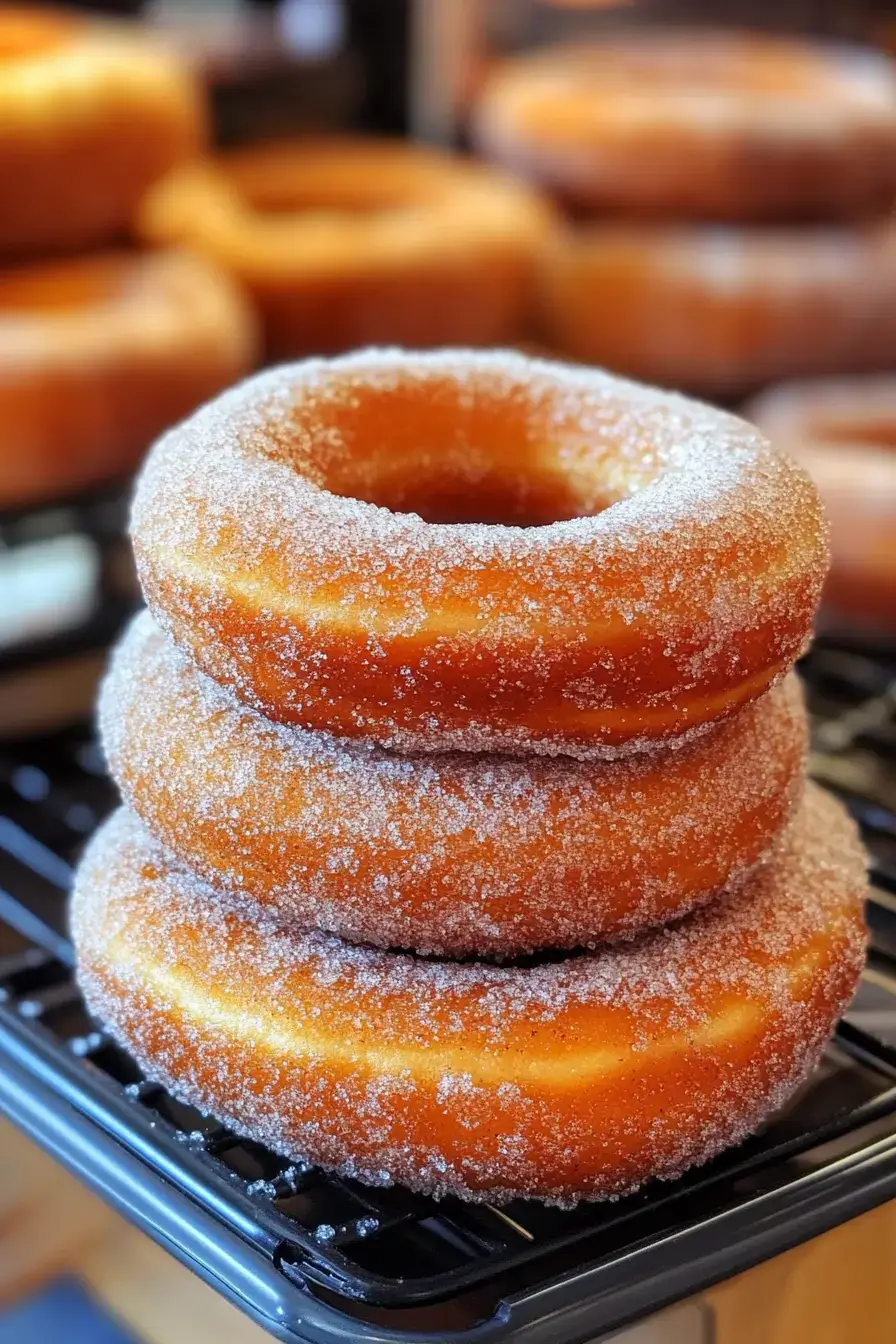 Pumpkin Cinnamon Sugar Donuts Recipe Baked Fall Treat