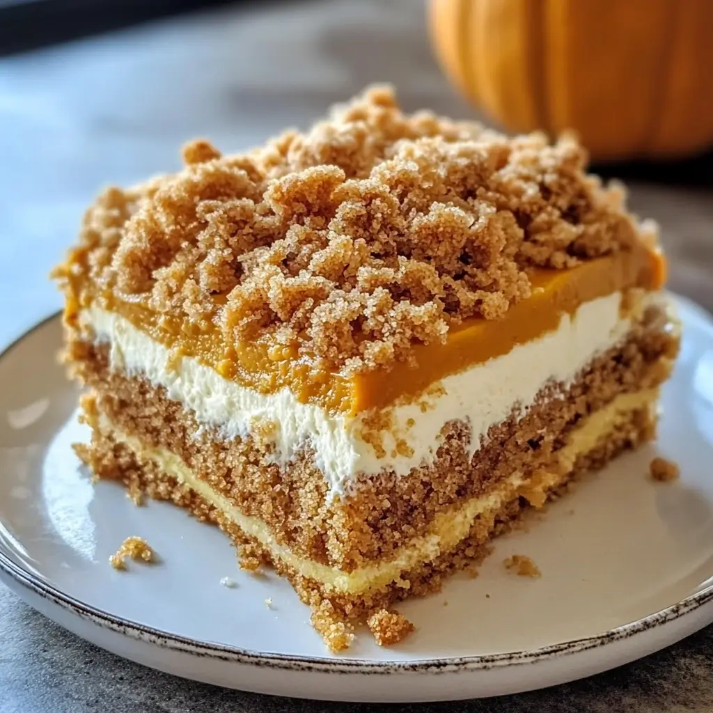 Pumpkin Cream Cheese Crumb Cake