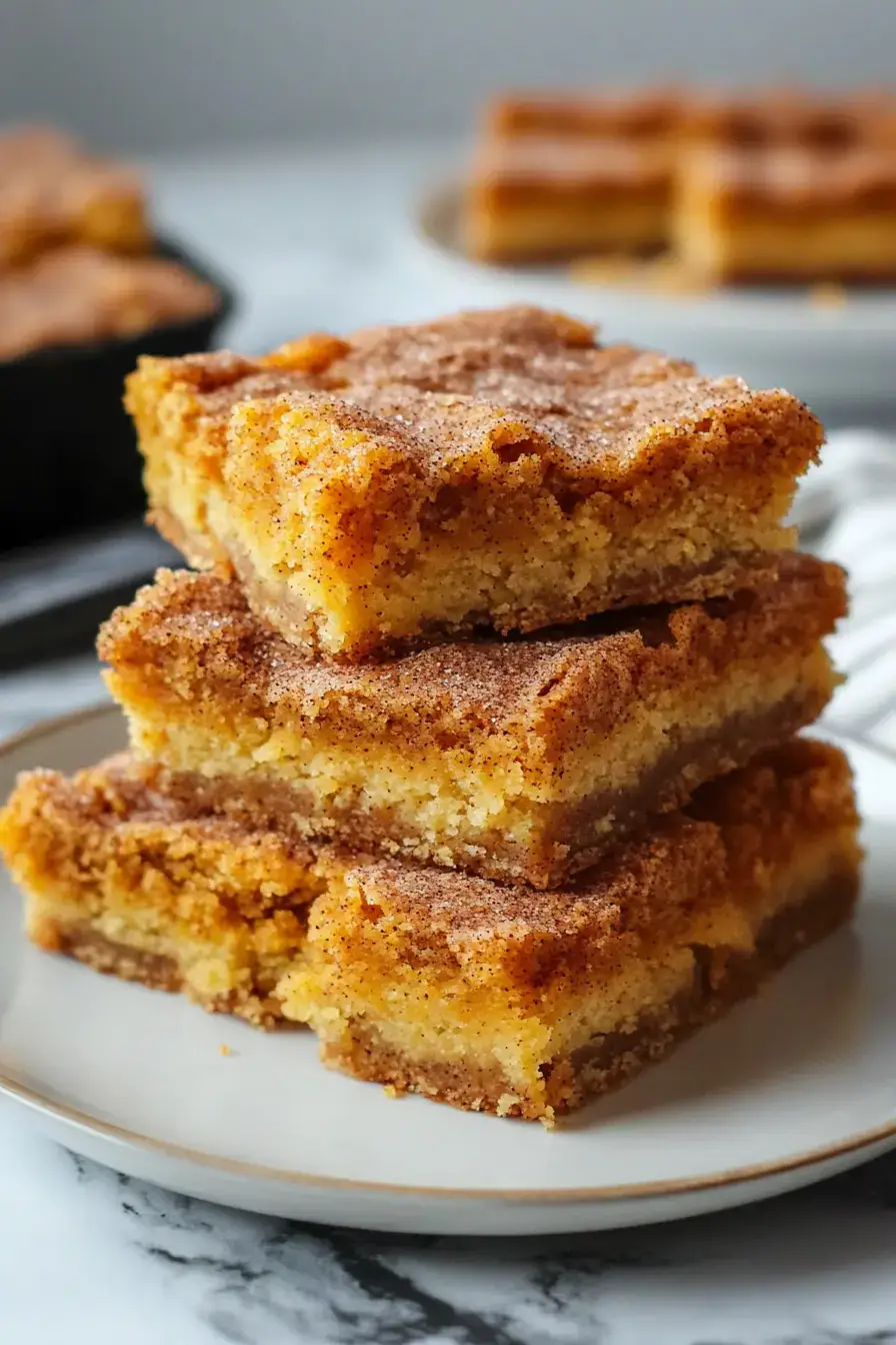 Pumpkin Snickerdoodle Bars