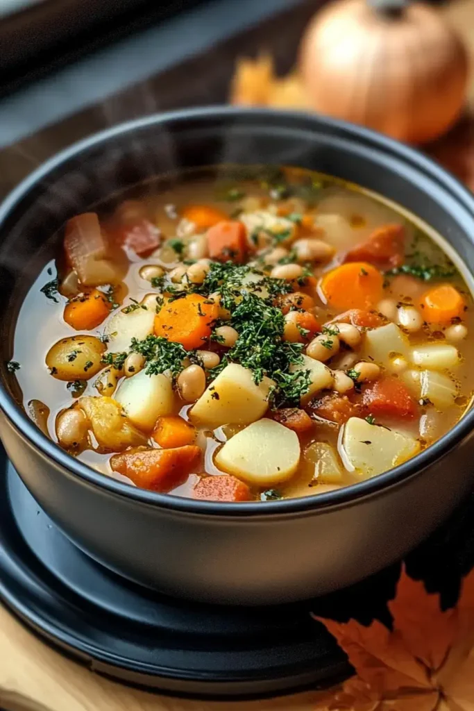 Rustic Autumn Vegetable Soup Recipe