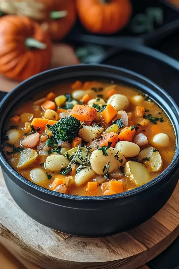 Rustic Autumn Vegetable Soup Recipe