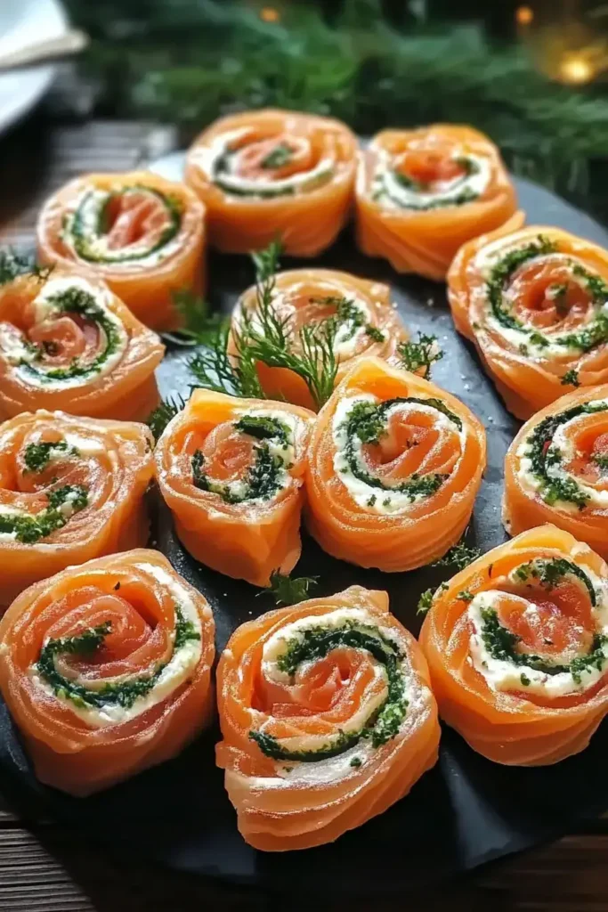 Smoked Salmon Pinwheels Easy and Elegant Appetizers