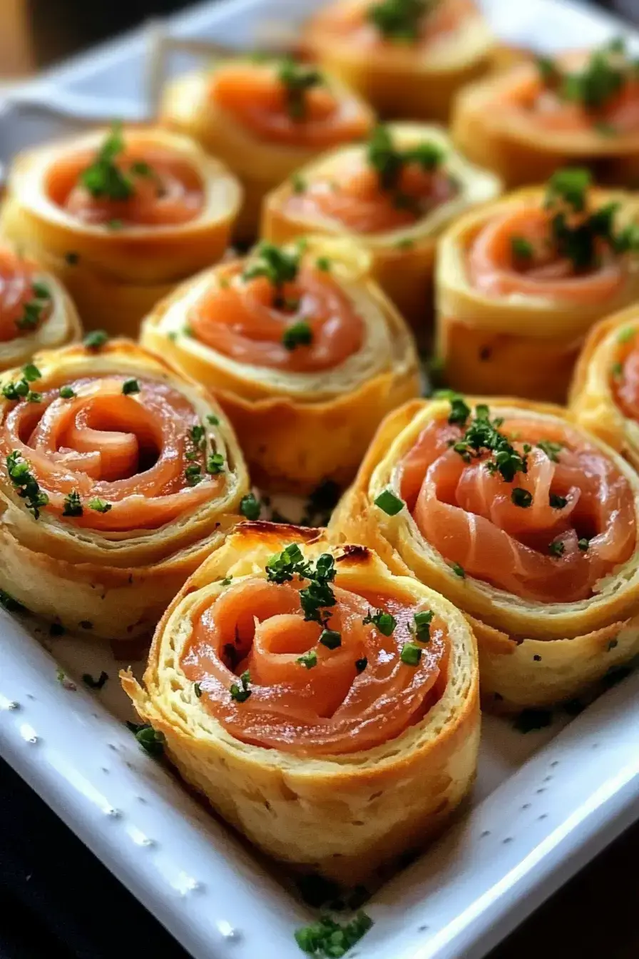 Smoked Salmon Pinwheels Easy and Elegant Appetizers