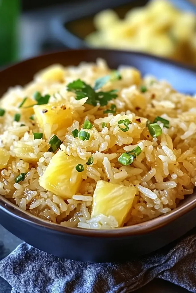 Sticky Pineapple Rice Recipe