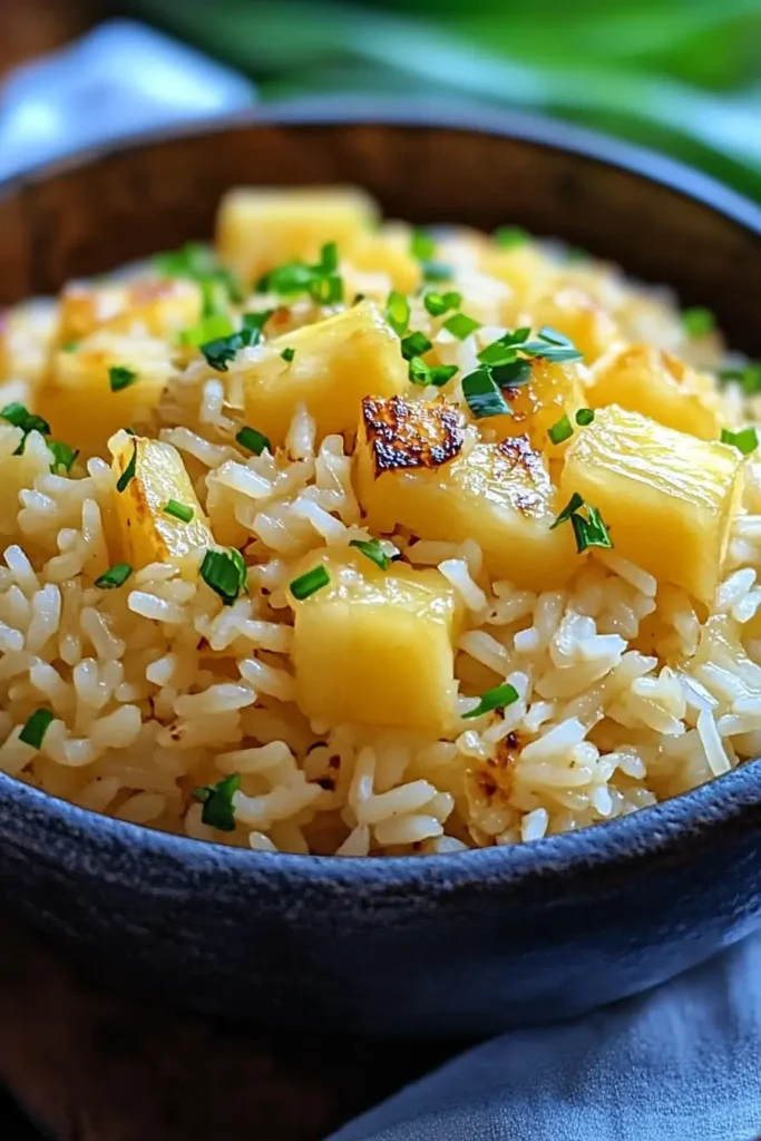 Sticky Pineapple Rice Recipe