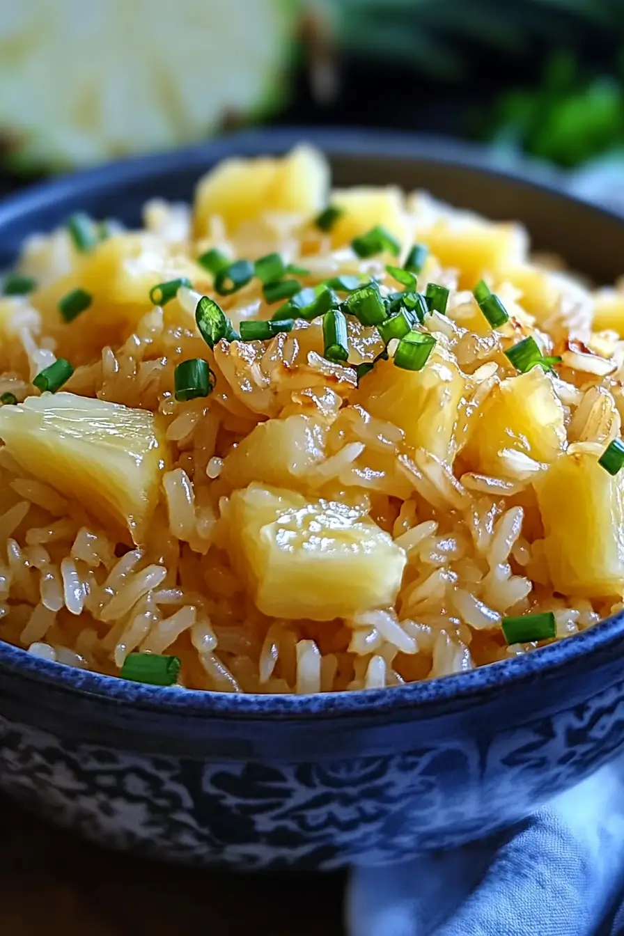 Sticky Pineapple Rice Recipe