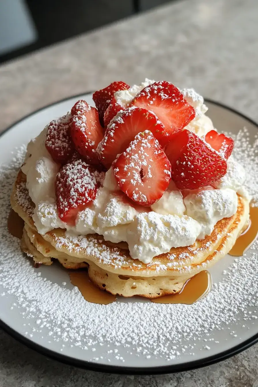 Strawberry Shortcake Pancakes