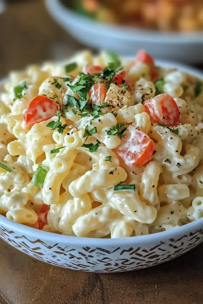 Sweet Amish Macaroni Salad Recipe 