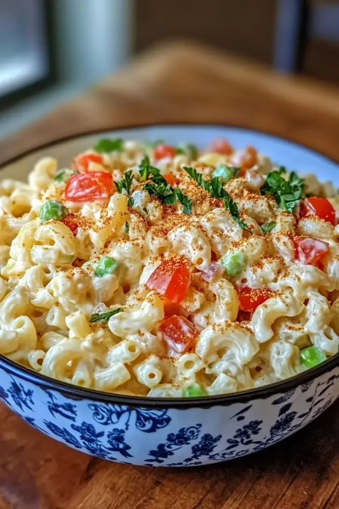 Sweet Amish Macaroni Salad Recipe