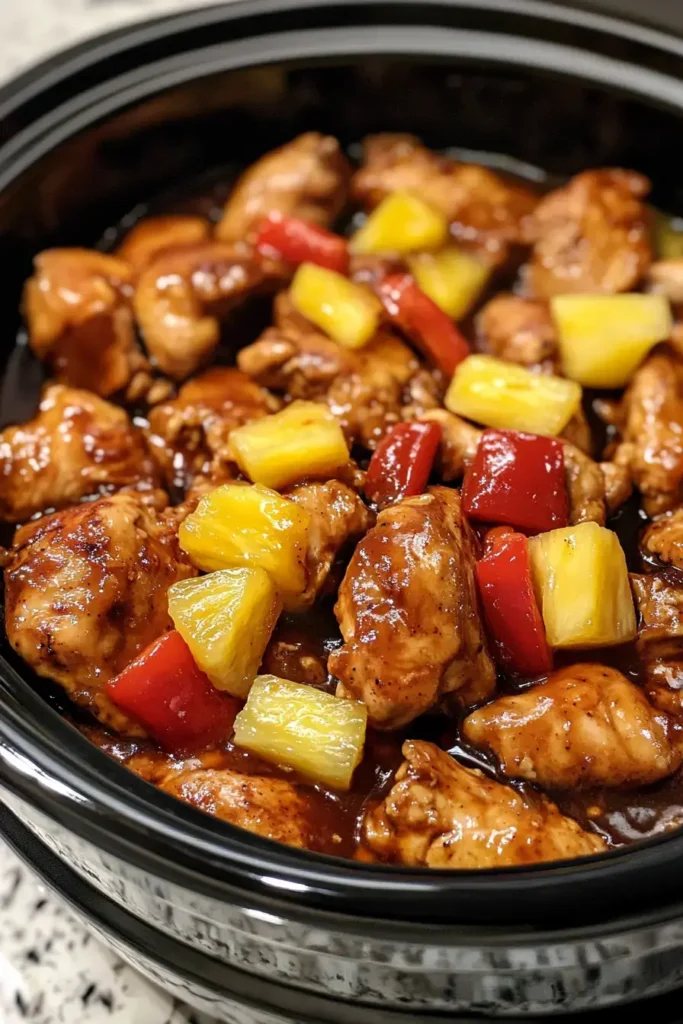 Sweet Hawaiian Crock-Pot Chicken