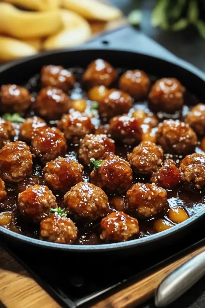 Sweet and Sour Meatballs Recipe 