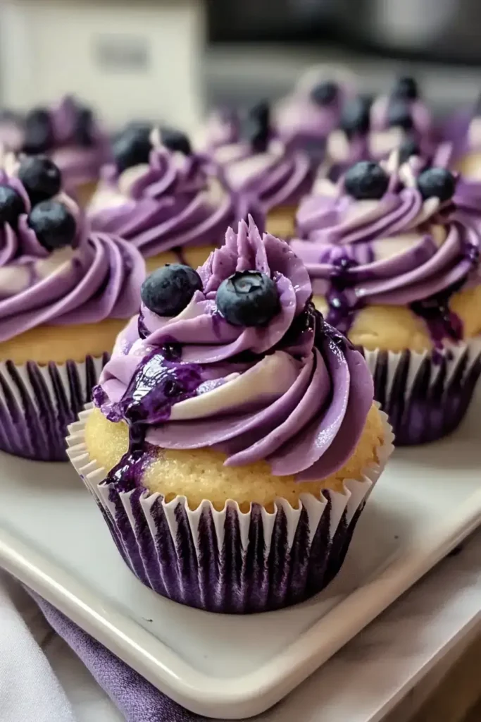 White Chocolate Blueberry Cupcakes Moist and Delicious Recipe