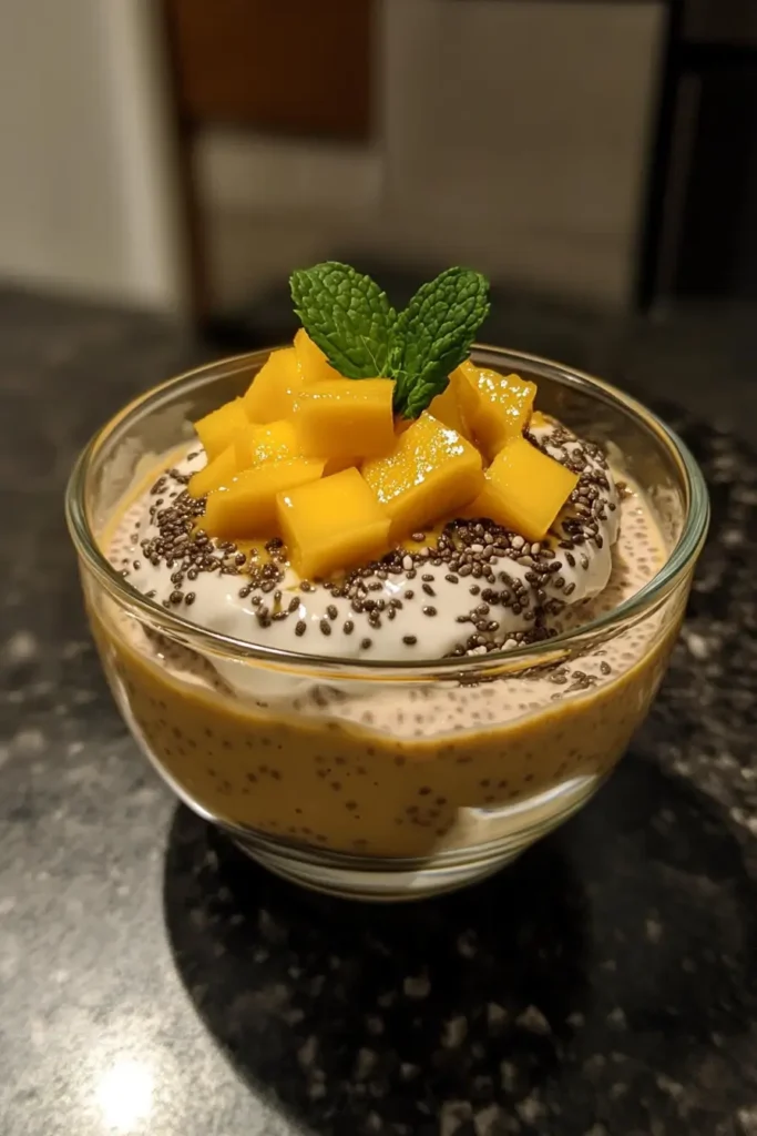 5-Minute Mango Chia Pudding Recipe A Healthy, Delicious & Customizable Treat