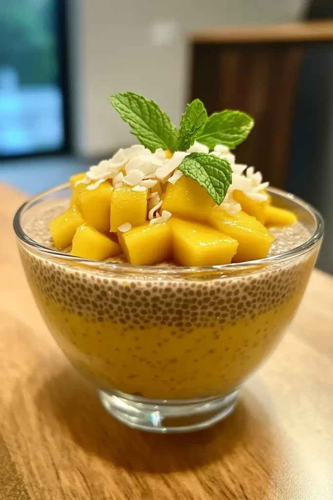 5-Minute Mango Chia Pudding Recipe A Healthy, Delicious & Customizable Treat