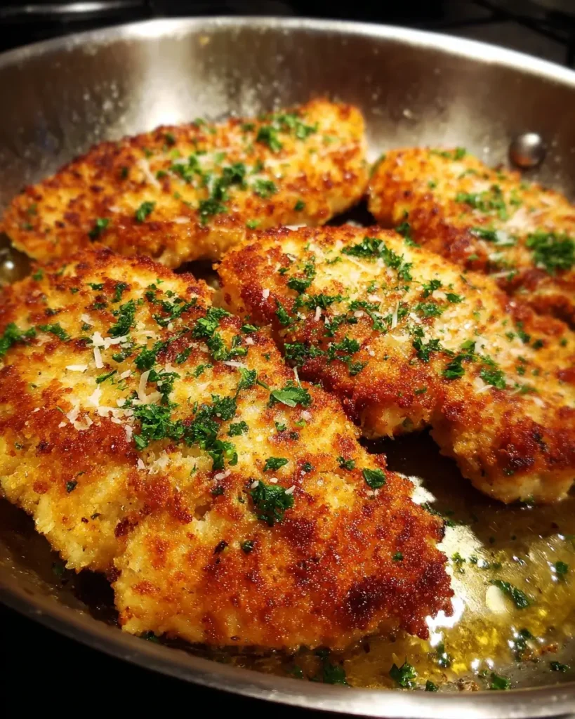 Parmesan crusted chicken