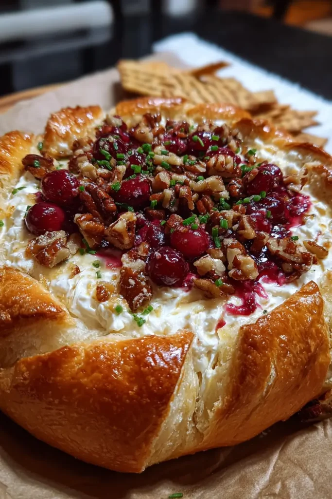 Baked Cranberry Cream Cheese Dip