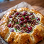 Baked Cranberry Cream Cheese Dip with a Golden Crust