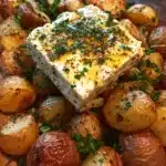 Baked Feta Potatoes