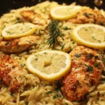 One-Pot Garlic Butter Lemon Chicken Orzo
