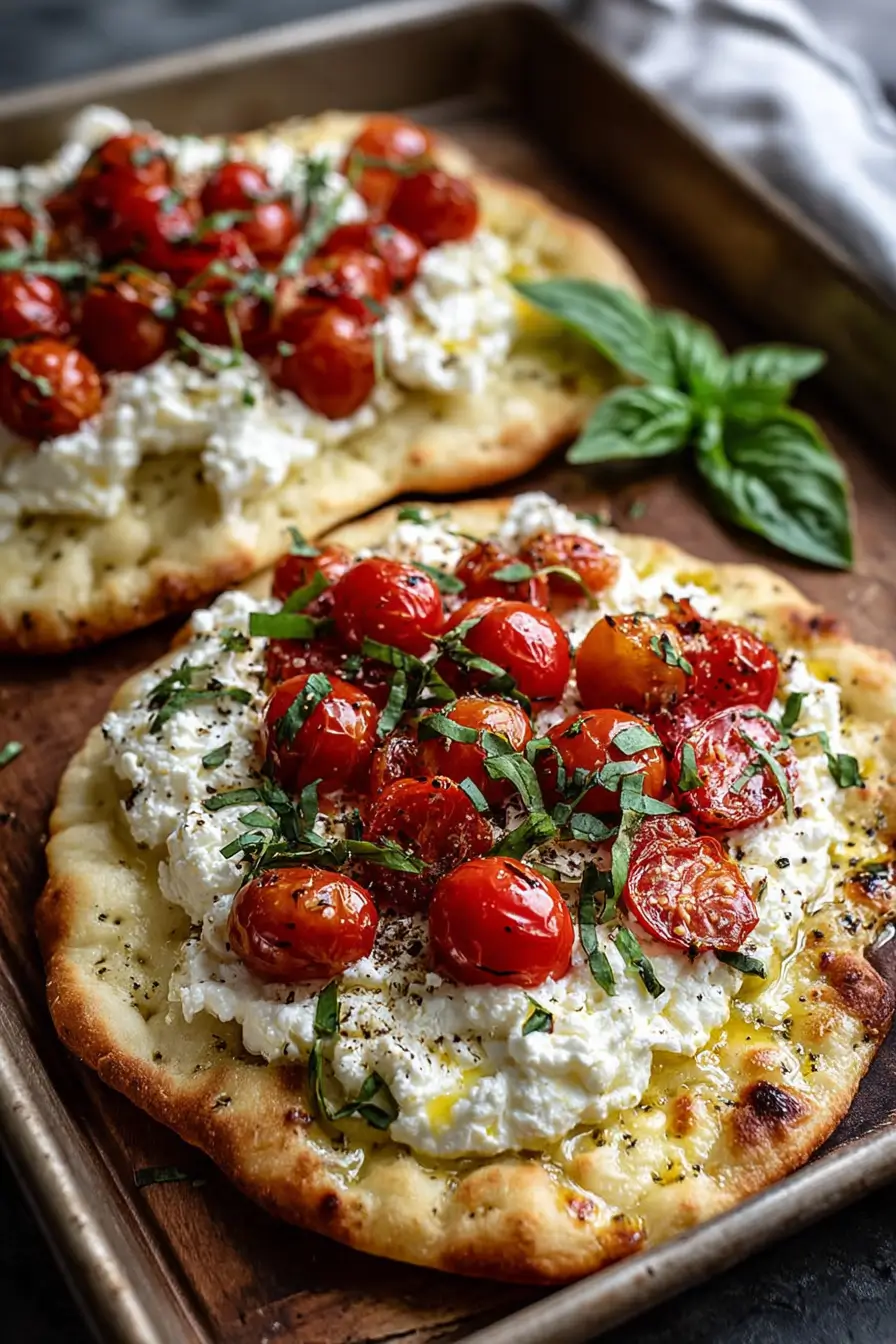 Whipped Feta & Cherry Tomato Flatbread
