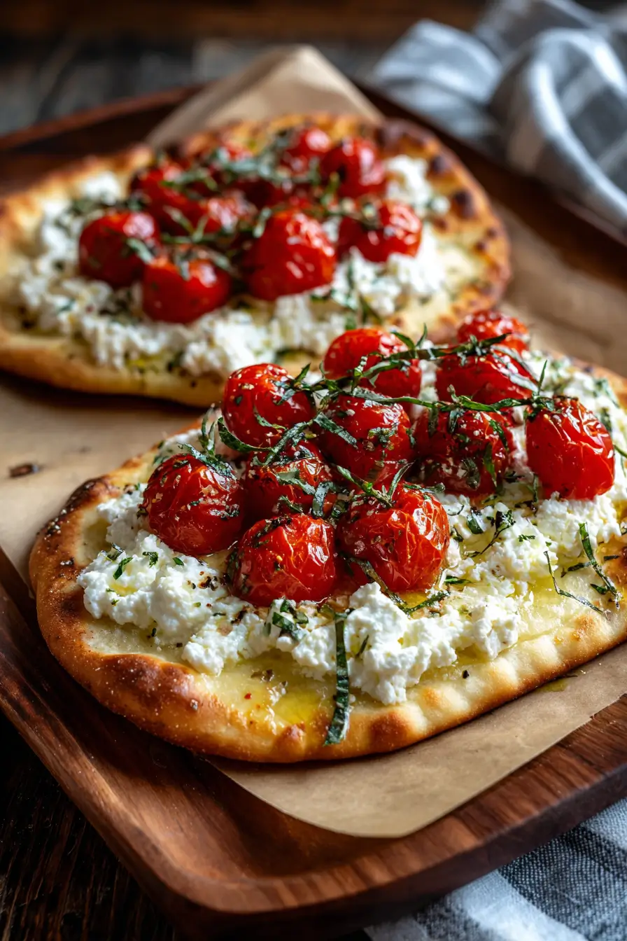 Whipped Feta & Cherry Tomato Flatbread