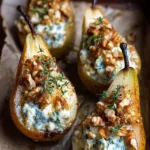 Elegant Blue Cheese Stuffed Pears Recipe